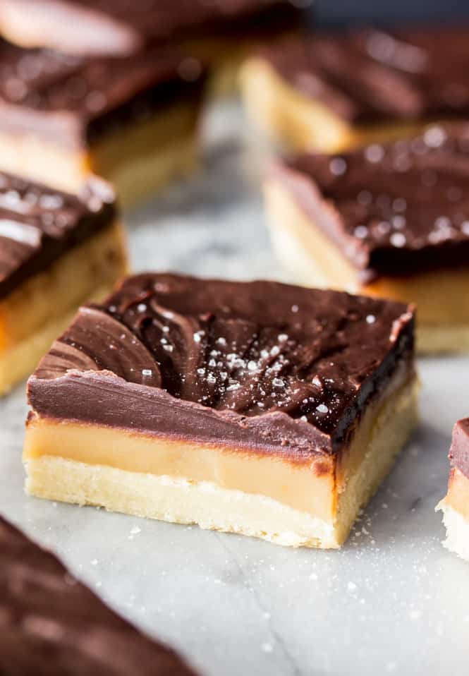 Millionaire\'s Shortbread, a rich and delicious dessert || Sugar Spun Run