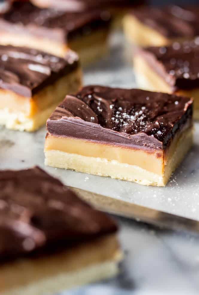 Millionaire\'s Shortbread, a rich and delicious dessert || Sugar Spun Run