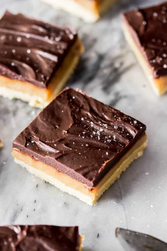 Millionaire's Shortbread, a rich and delicious dessert || Sugar Spun Run