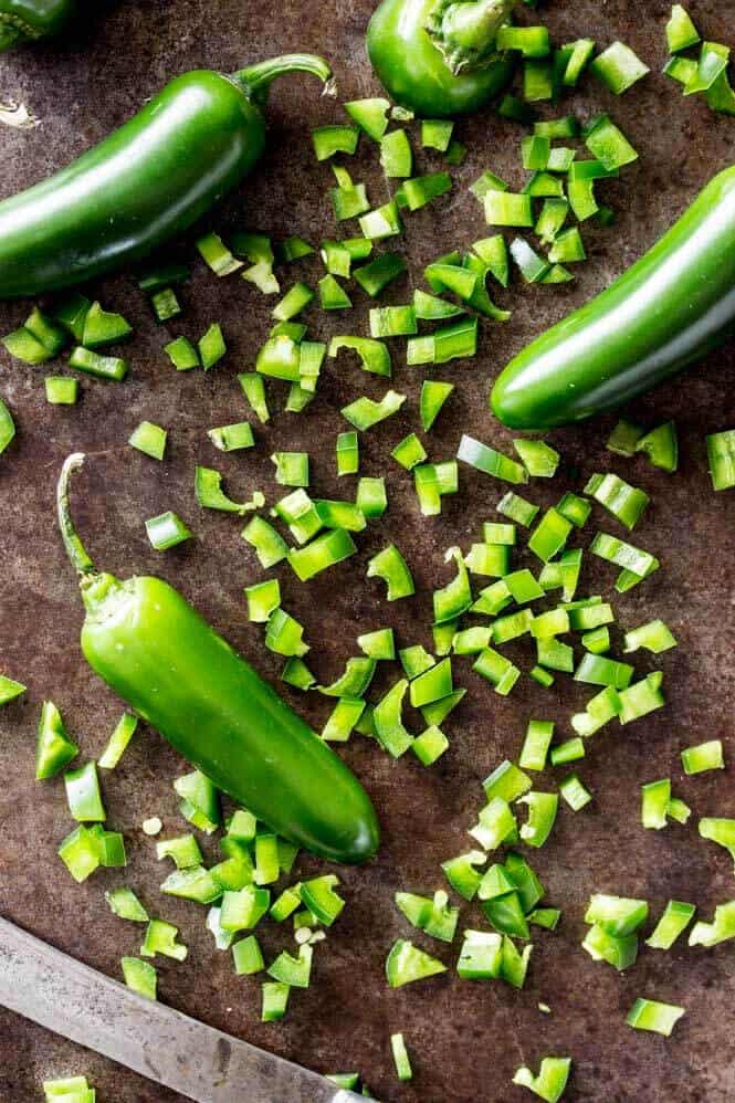 Jalapeno Peppers diced