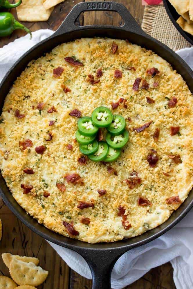 Bacon Jalapeno Popper Dip || Sugar Spun Run