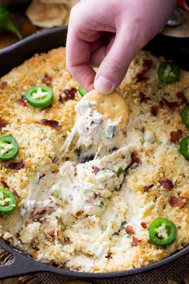 Bacon Jalapeno Popper Dip || Sugar Spun Run