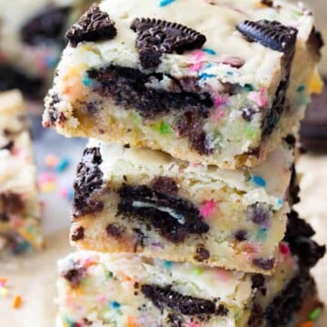 Funfetti Oreo Bars