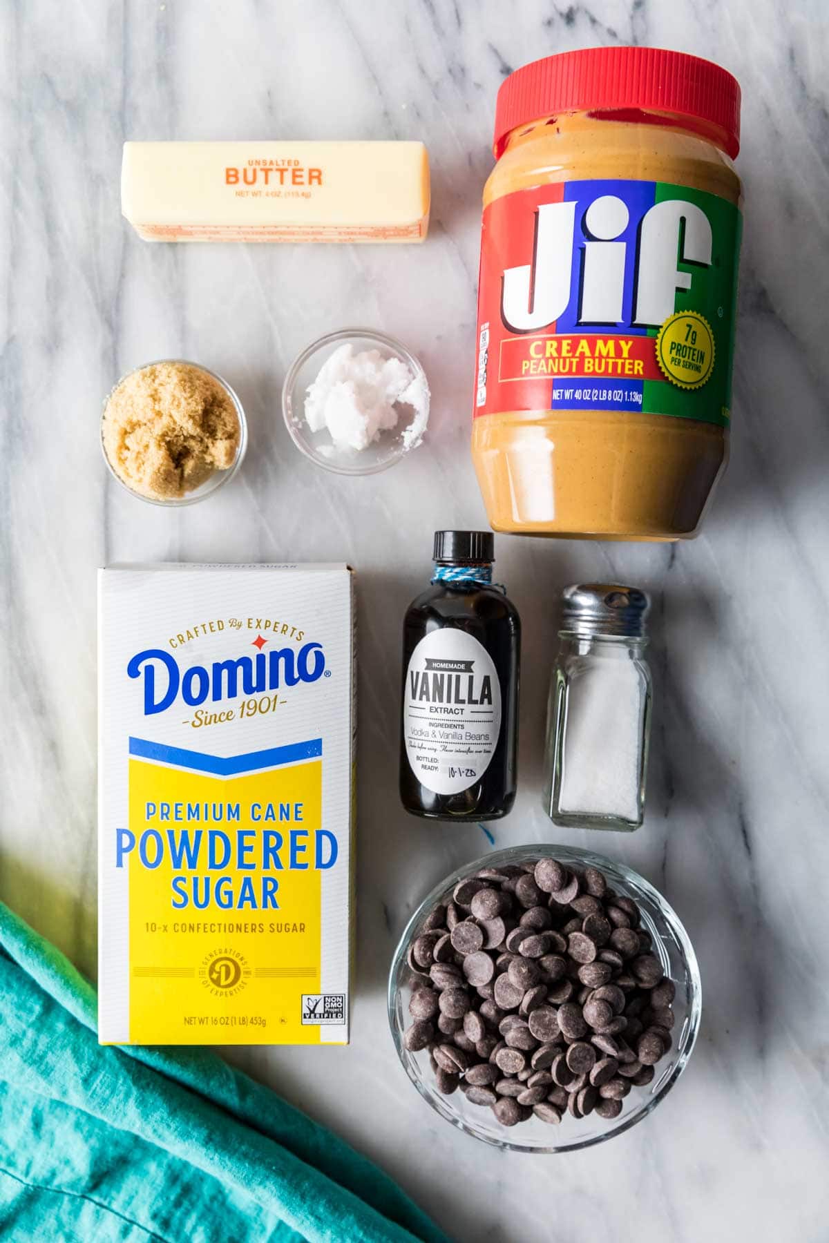 ingredients to make buckeyes