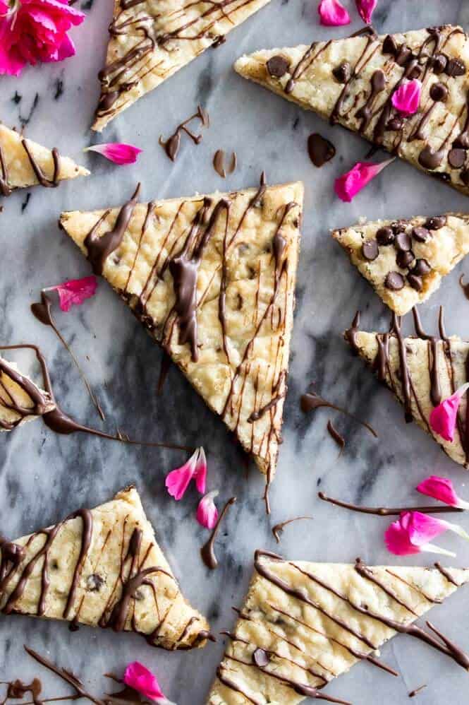 Sweet, snappy chocolate chip cookie brittle -- a unique cross between cookie and candy!