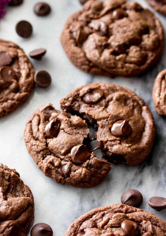Double Chocolate Chip Cookies || Sugar Spun Run