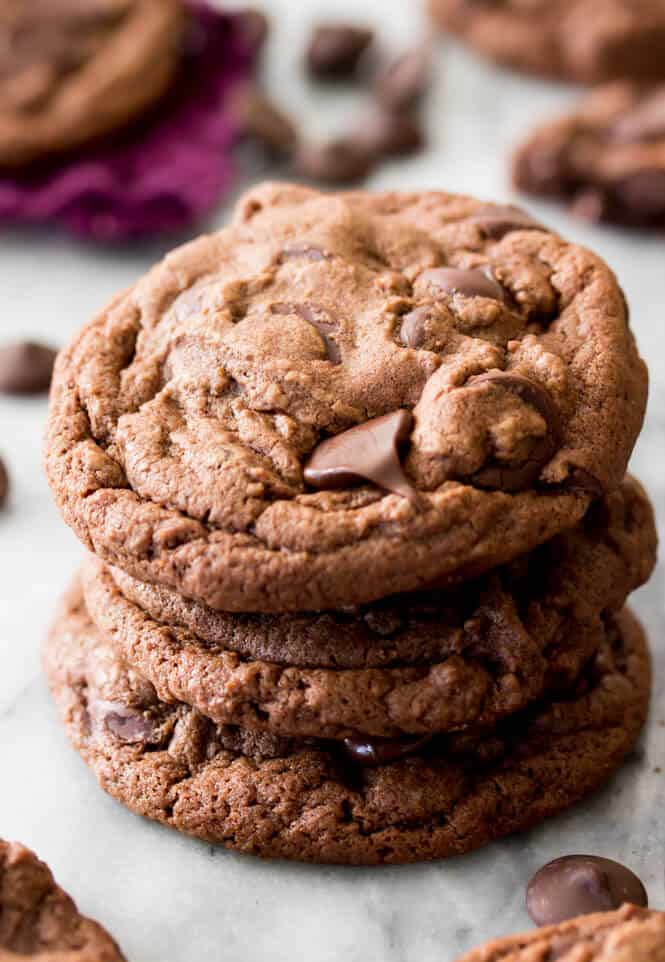Double Chocolate Chip Cookies || Sugar Spun Run