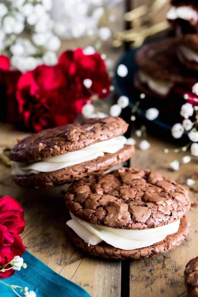 Espresso & Cream Sandwich Cookies || Sugar Spun Run