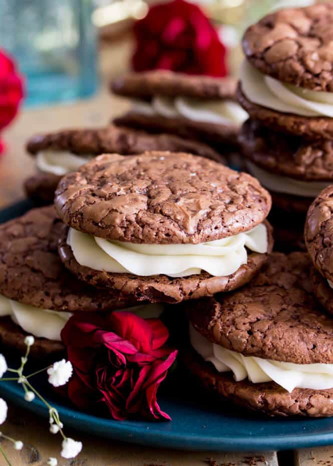 Espresso & Cream Sandwich Cookies || Sugar Spun Run