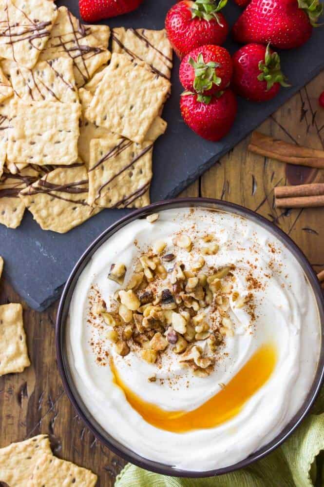 Baklava Dip with Harvest Stone® Crackers