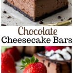 Chocolate Cheesecake Bars
