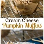 Cream Cheese Pumpkin Muffins