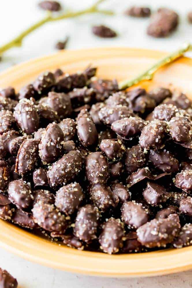 Sea Salt & Turbinado Sugar Dark Chocolate Almonds 
