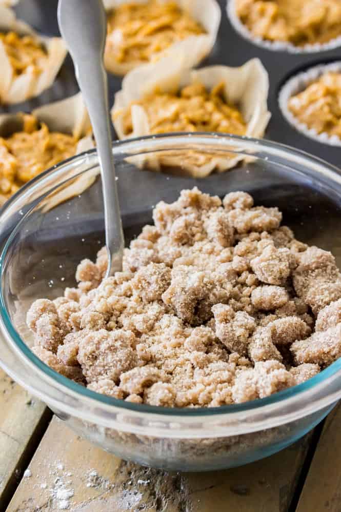 The best streusel crumb topping