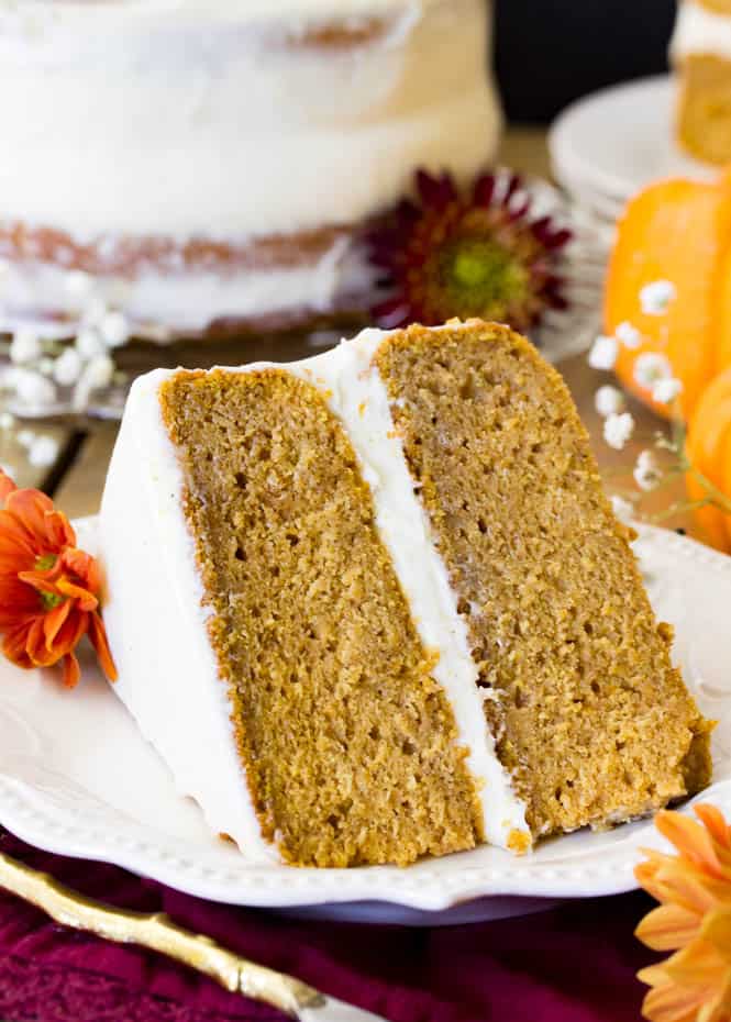 Pumpkin Layer Cake - Sugar Spun Run