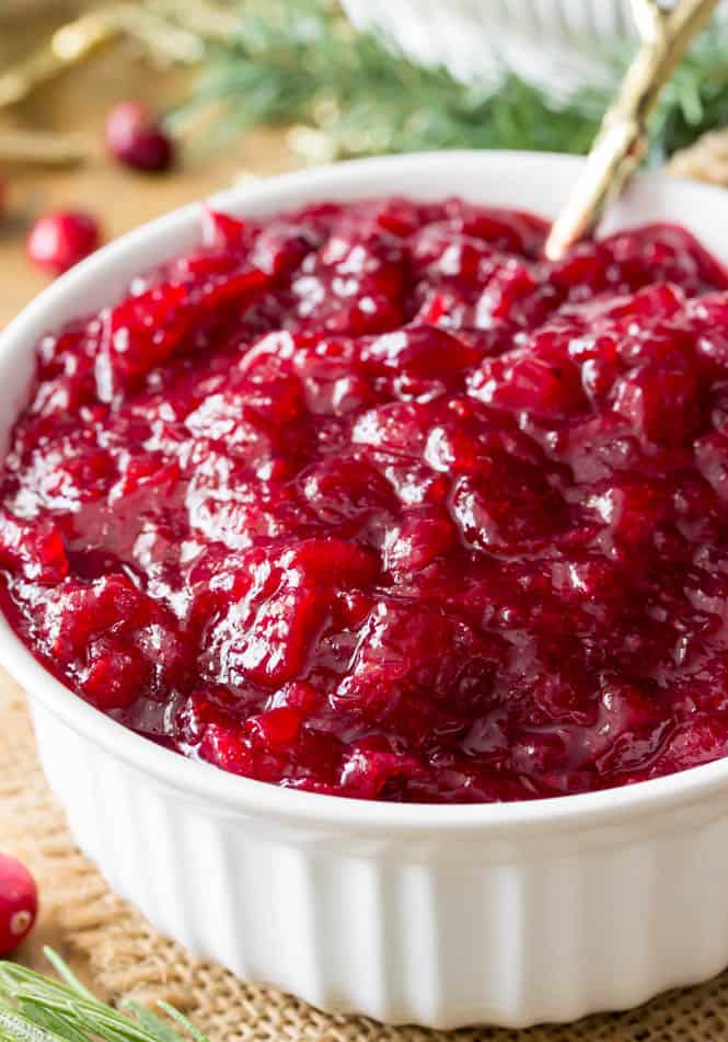 Homemade Cranberry Sauce - Sugar Spun Run