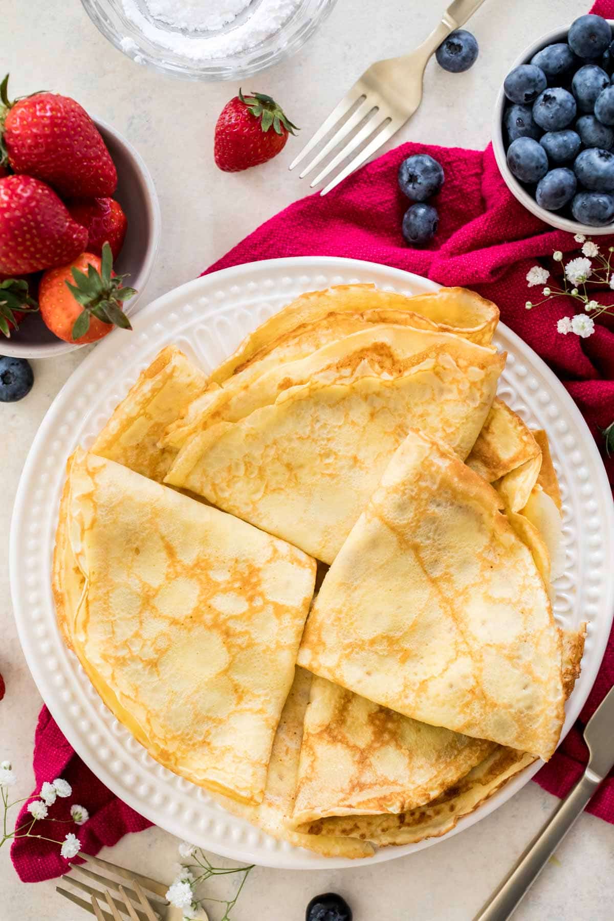 Best Crepe Recipe - JoyFoodSunshine