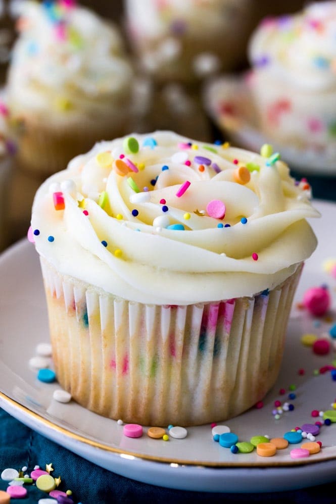 The very best confetti cupcakes recipe