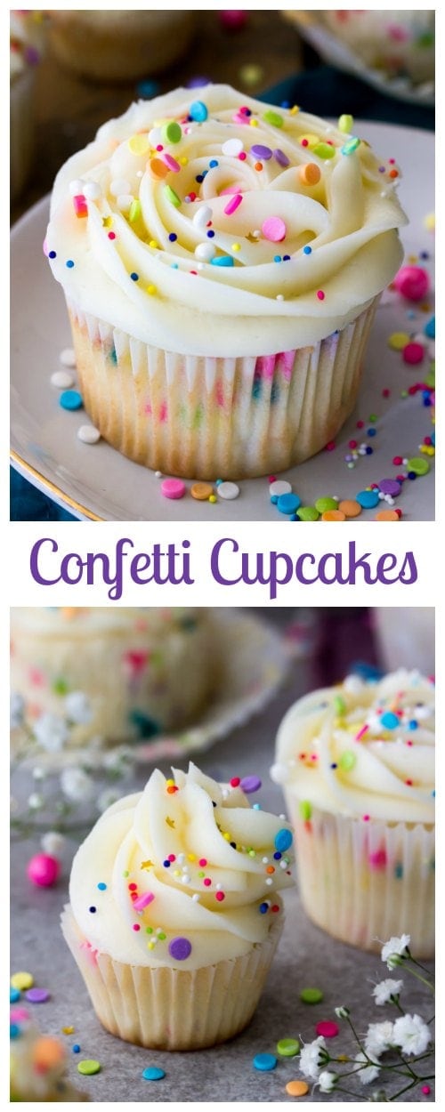 Confetti Cupcakes
