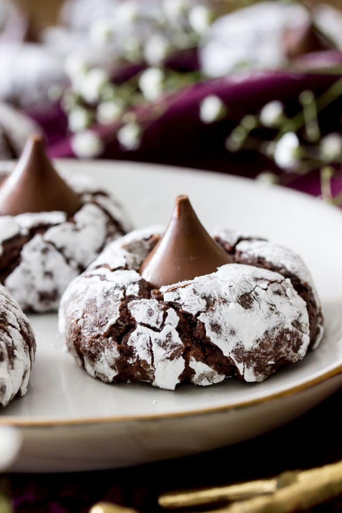 Chocolate Blossom Cookies