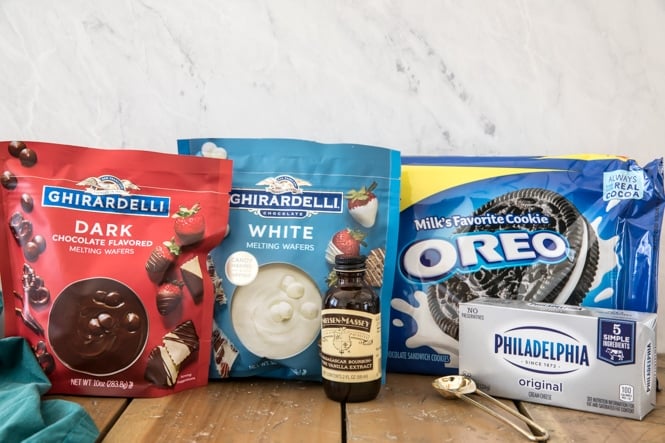 Ingredients for Oreo Truffles