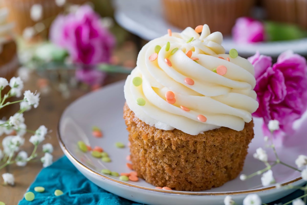 Cupcakes de Pâques façon carrot cake