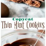 Copycat Thin Mint Cookies