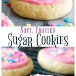 Soft, Frosted Sugar Cookies