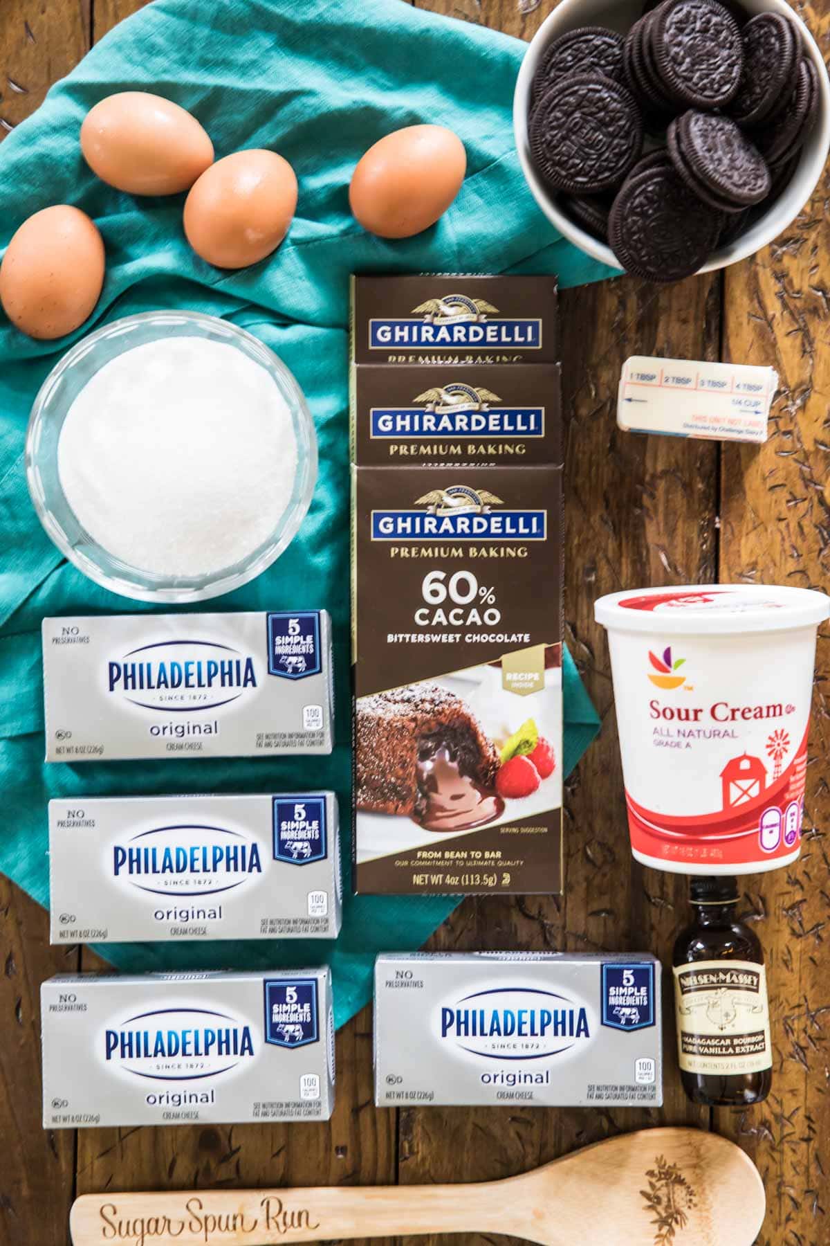 chocolate cheesecake ingredients