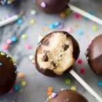 Cookie dough pops