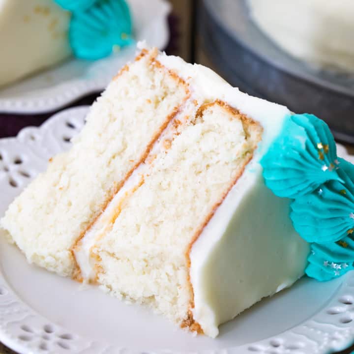 The Best White Cake Recipe Sugar Spun Run