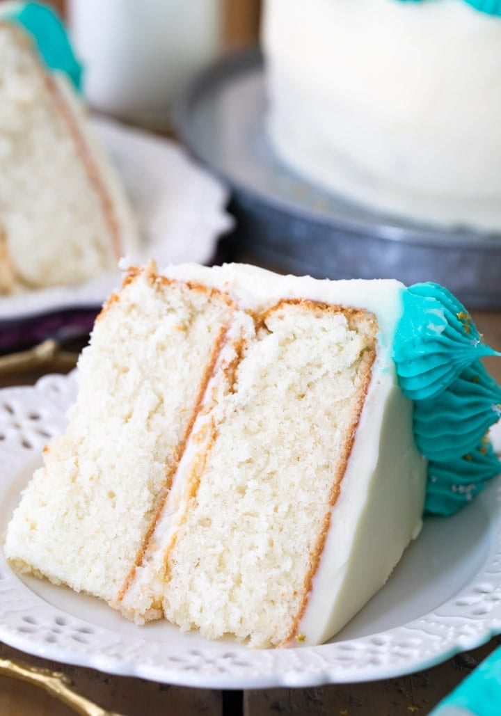 The Best Vanilla Cake Recipe - Sugar Spun Run