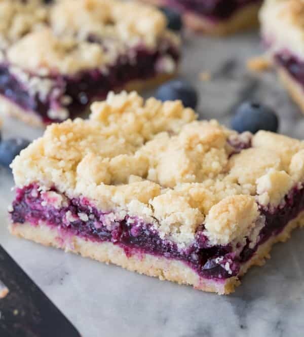 Blueberry Crumb bar