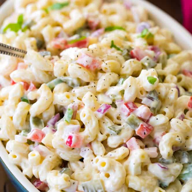 Top 37+ imagen receta de macaroni salad