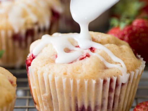 Price Chopper - Savor spring strawberries with this sweet Strawberry Muffin  recipe, perfect for an easy breakfast option! 🍓