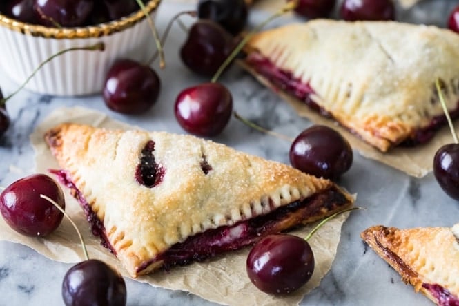 Cherry Turnover after baking