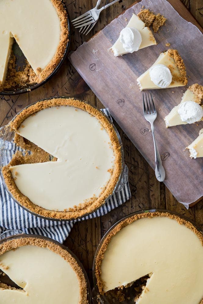 taste testing 4 different pies