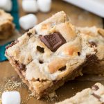 Peanut butter s'mores bars