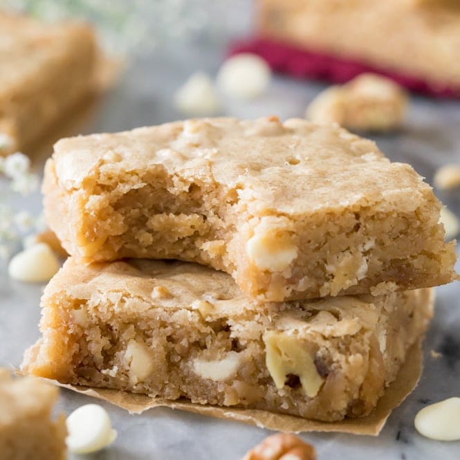 Recipe for store blondies