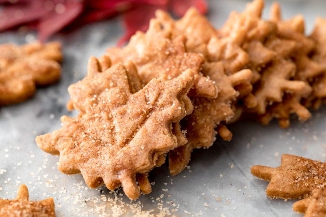 Maple leaf cookies