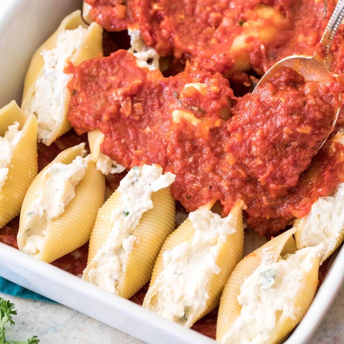 Stuffed Shells - The Cozy Cook
