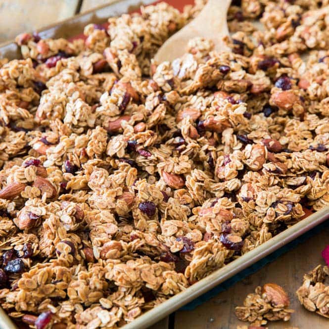 Homemade Granola Recipe - Sugar Spun Run