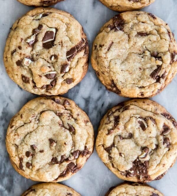 Mint Chocolate Chip Cookies