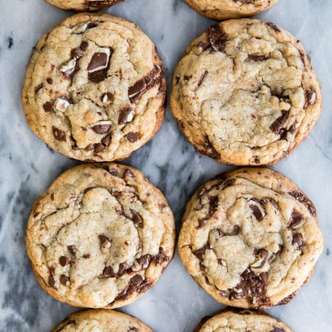 Mini Chocolate Chip Cookies - Sugar Spun Run