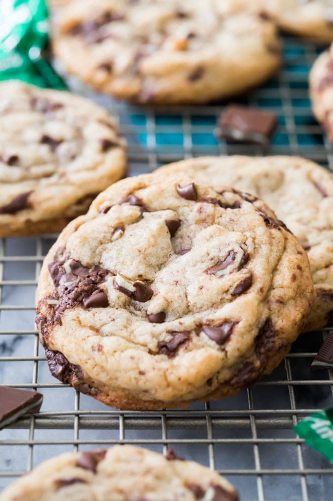 Mini Chocolate Chip Cookies - Sugar Spun Run