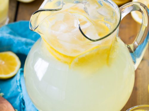 Homemade Lemonade Recipe - Sugar Spun Run