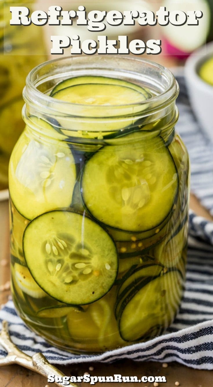 Refrigerator Pickles Sugar Spun Run