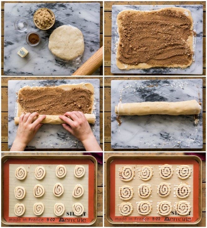 How to make cinnamon roll cookies: step-by-step photos 