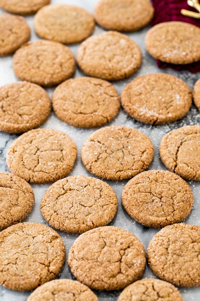 Soft Gingerbread Cookies with Maple Glaze Recipe - Pinch of Yum