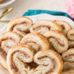 palmiers arranged on white plate